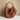 Genuine Leather Hobo Style Bag - Brown